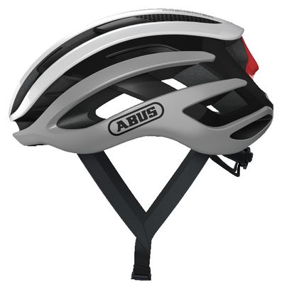 Casque Route Abus AirBreaker Blanc / Gris