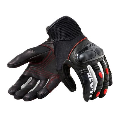 Gants Rev it METRIC NEON - Noir / Rouge