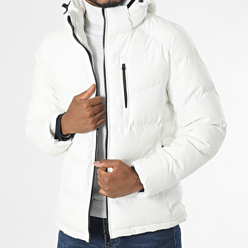 Doudoune Capuche Blanc