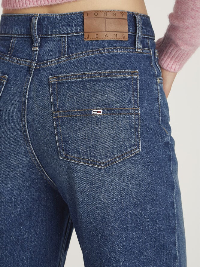 Tommy Hilfiger MOM JEAN UH TPR BI0152 CO Denim dark