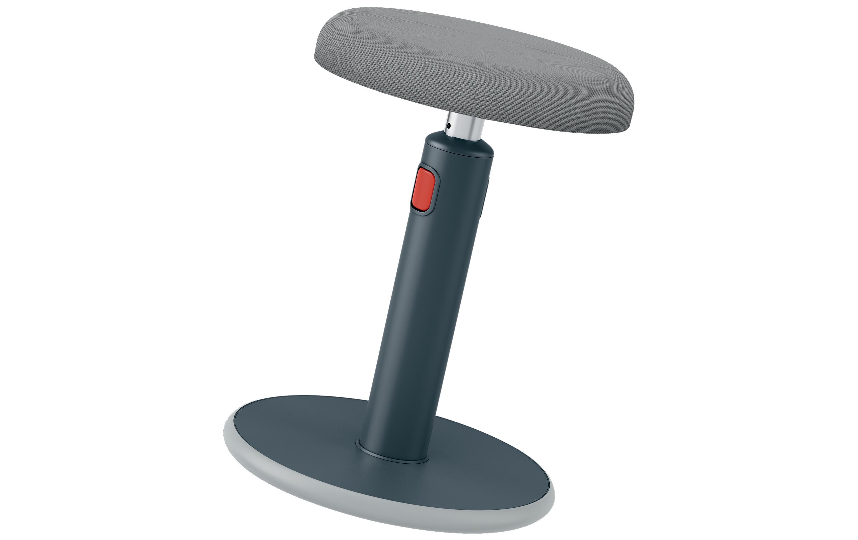 Ergo Cosy Active Sitz und Stehhocker Grau<br>Höhenverstellbarer, ergonomischer Hocker zum Sitzen und Stehen für eine verbesserte Muskelaktivität und bessere Körperhaltung