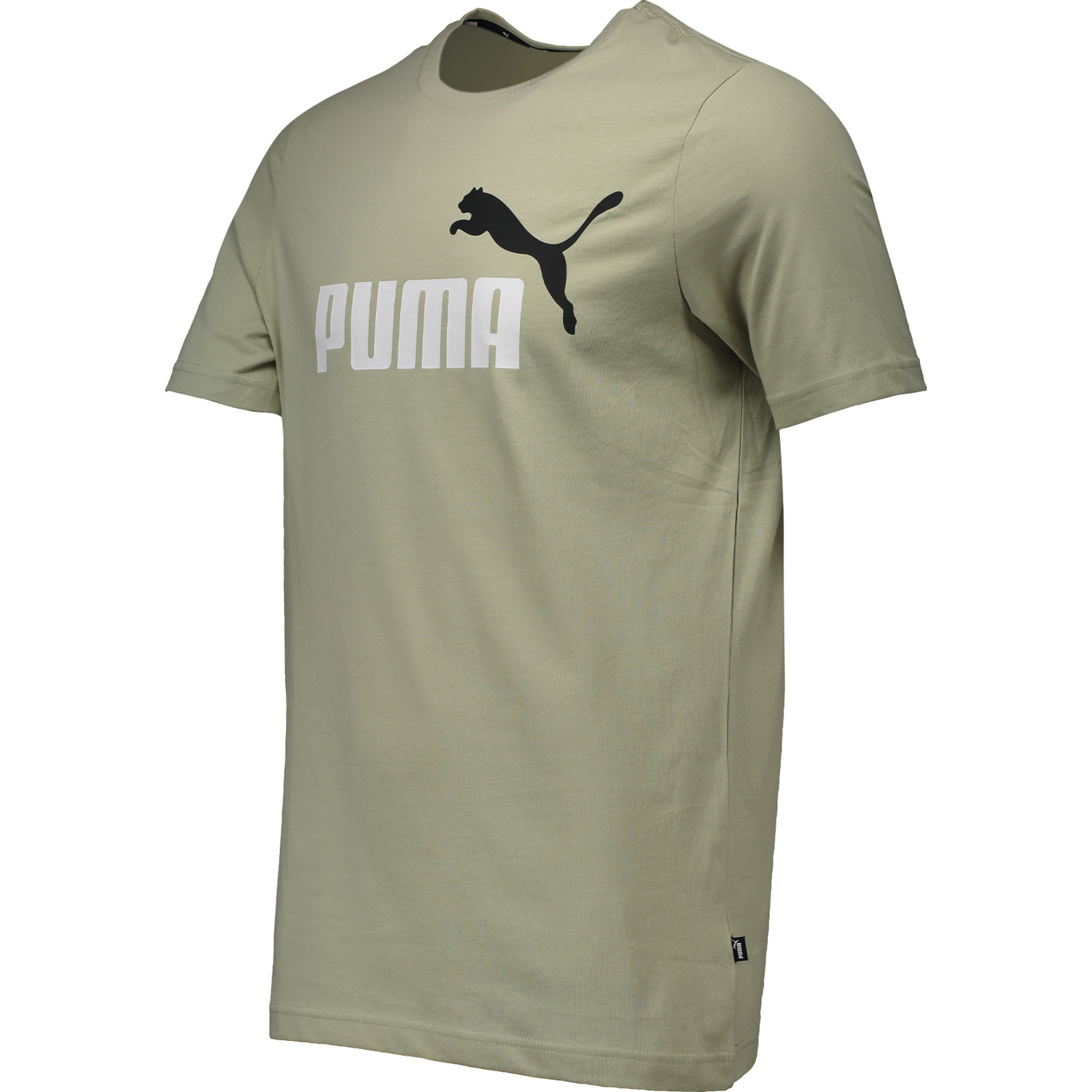 Puma Herren-T-Shirt Ess Big Logo L, kiwi