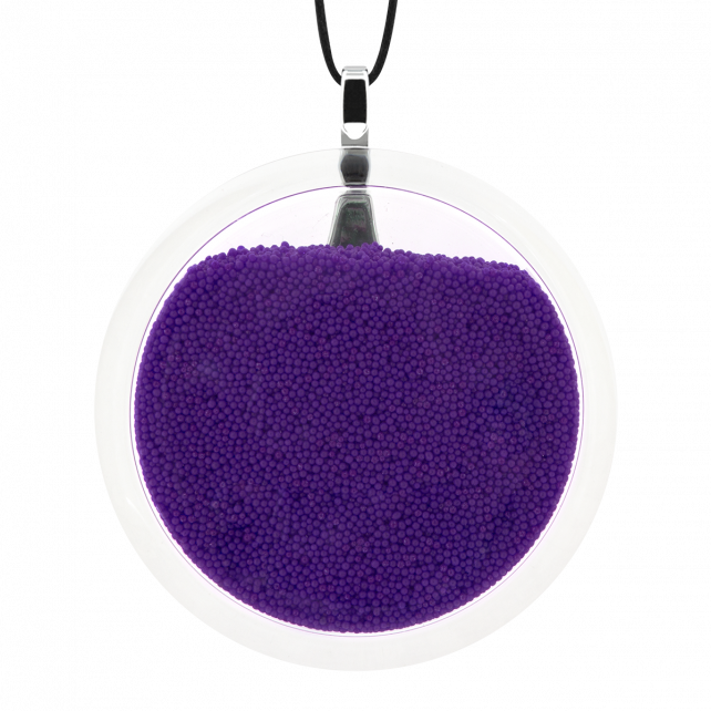 Pendentif en verre soufflé - Cachou Giga Billes