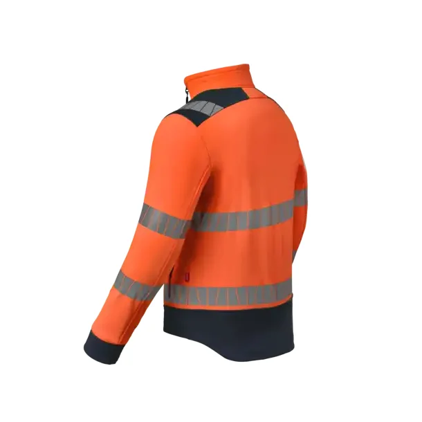 Softshell-jakke HAVEP® High Visibility+ - orange-blå (AQC)