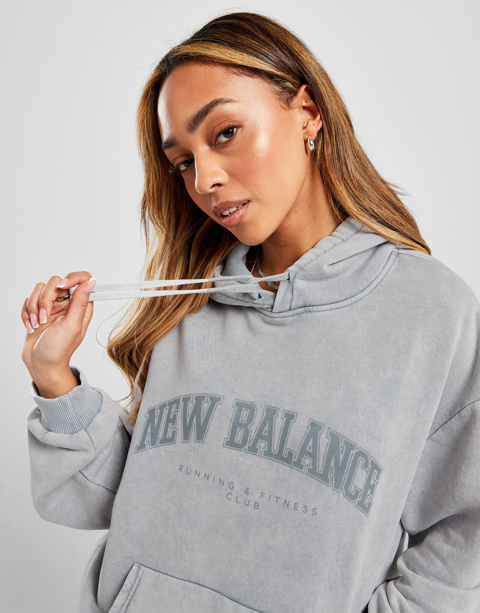 New Balance Sweat à Capuche Logo Femme