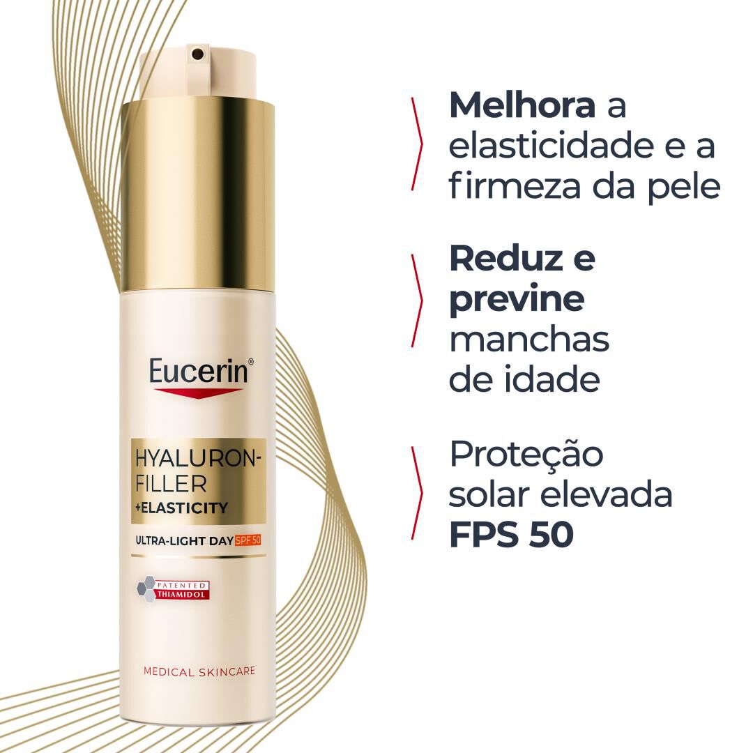 Hyaluron-Filler + Elasticity Creme de Dia FPS 50 Ultra-Light - 50ml