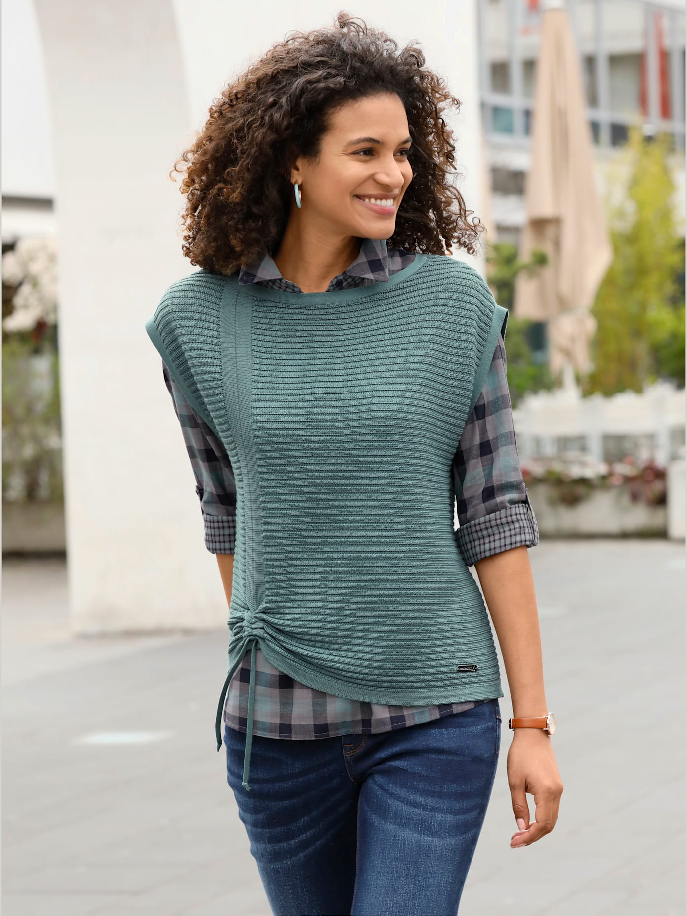 Débardeur en tricot 50% coton