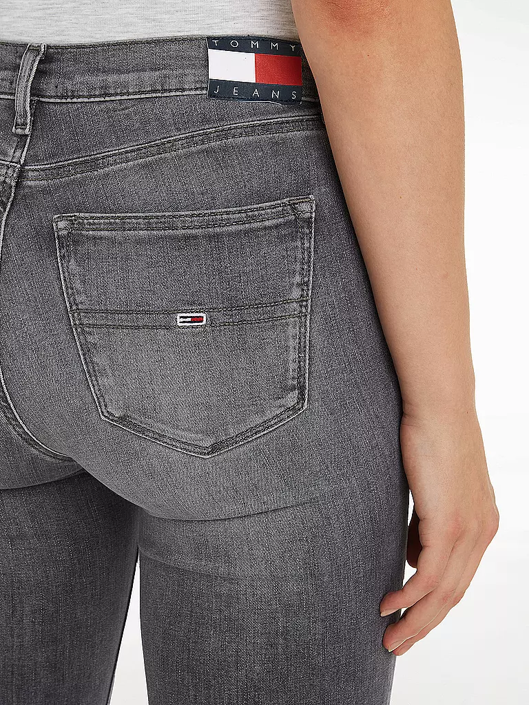 TOMMY JEANS Jeans Skinny Fit NORA  grau