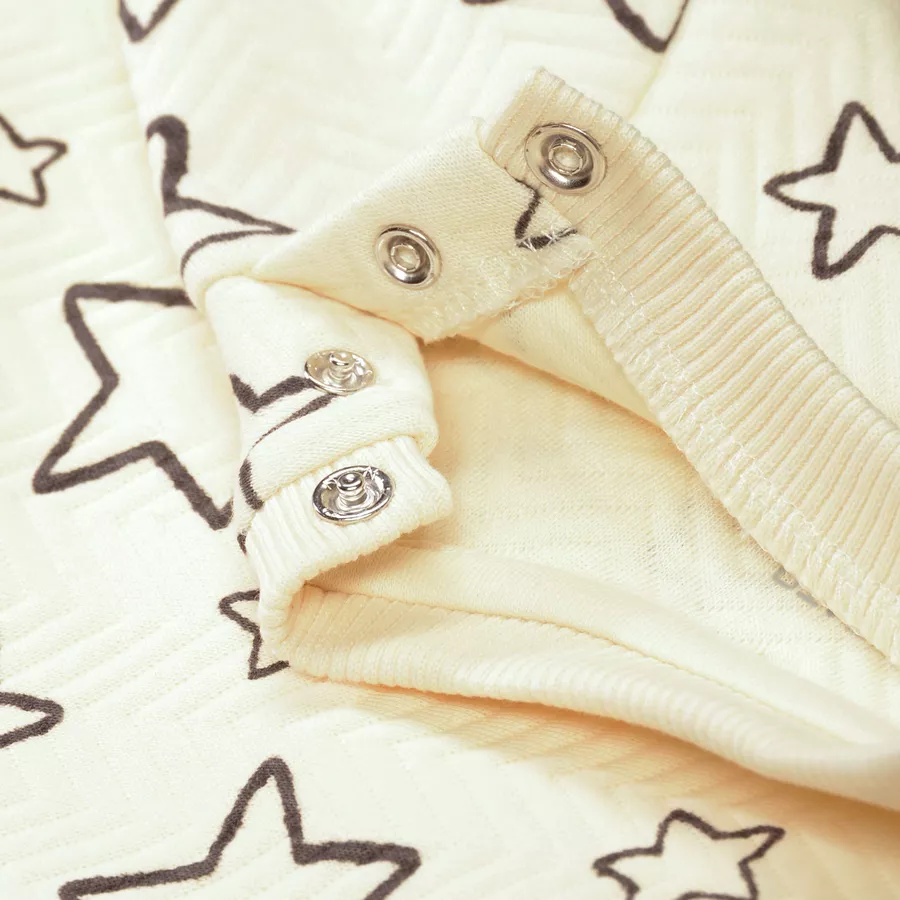 Staccato Sweatshirt ivory gemustert