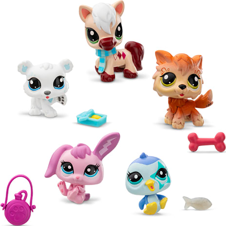 Littlest Pet Shop vintervenner 5 pak