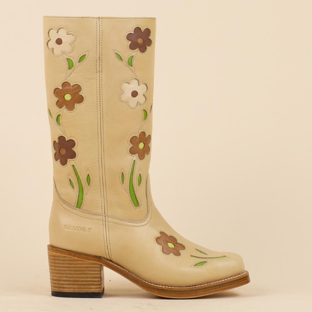 Sendra retro boots 4755 crema