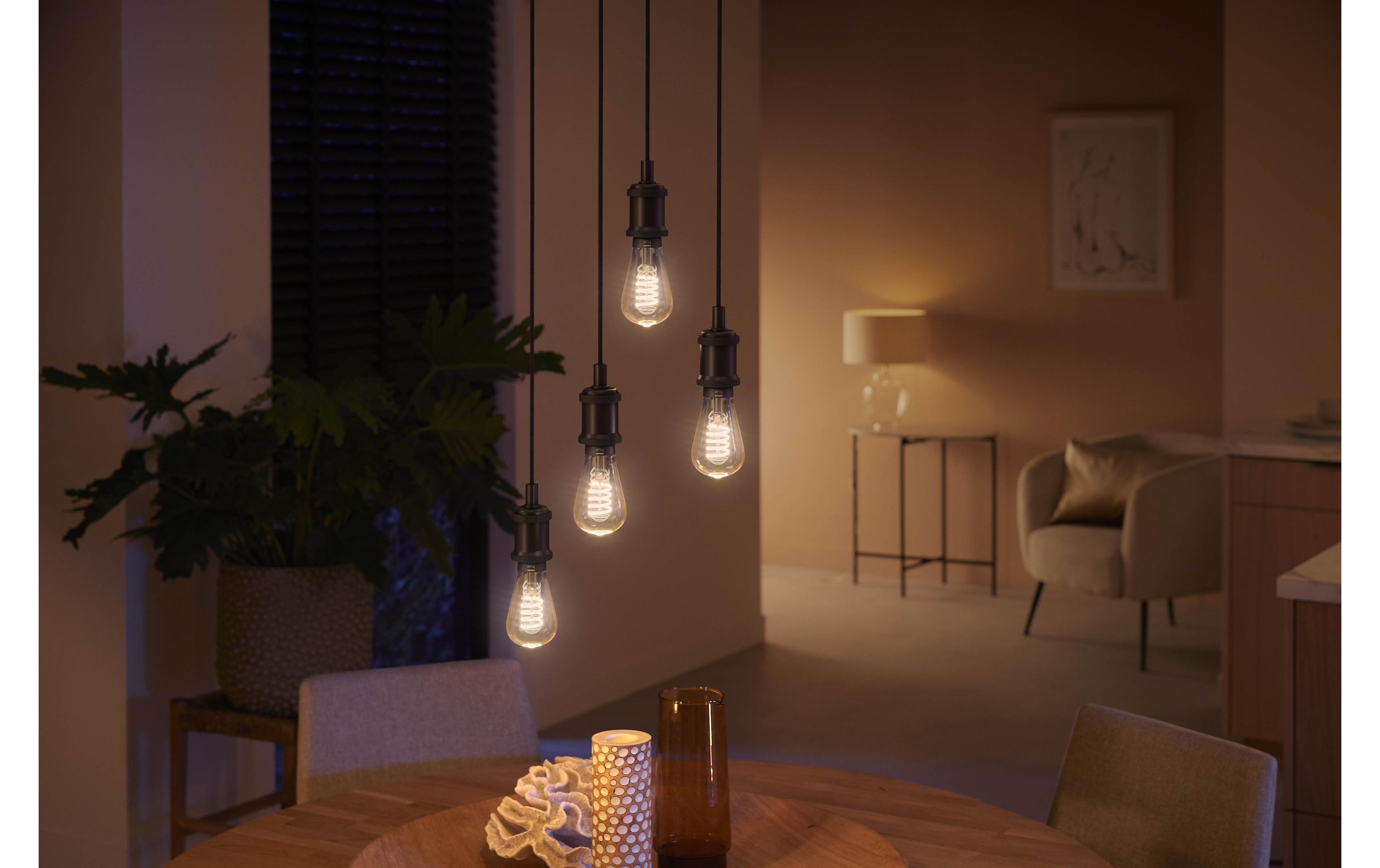 White Ambiance E27 Einzelpack Edison ST64 Filament 550 lmFilamentleuchtmittel mit E27 Sockel