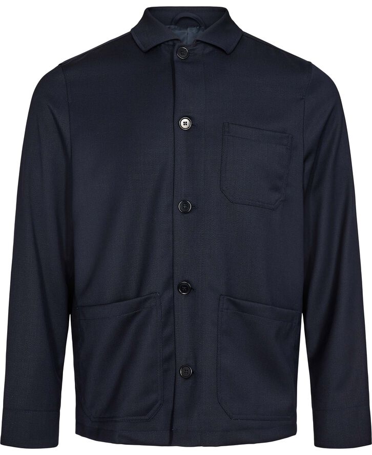 Filippa K Louis Gabardine Jacket Navy