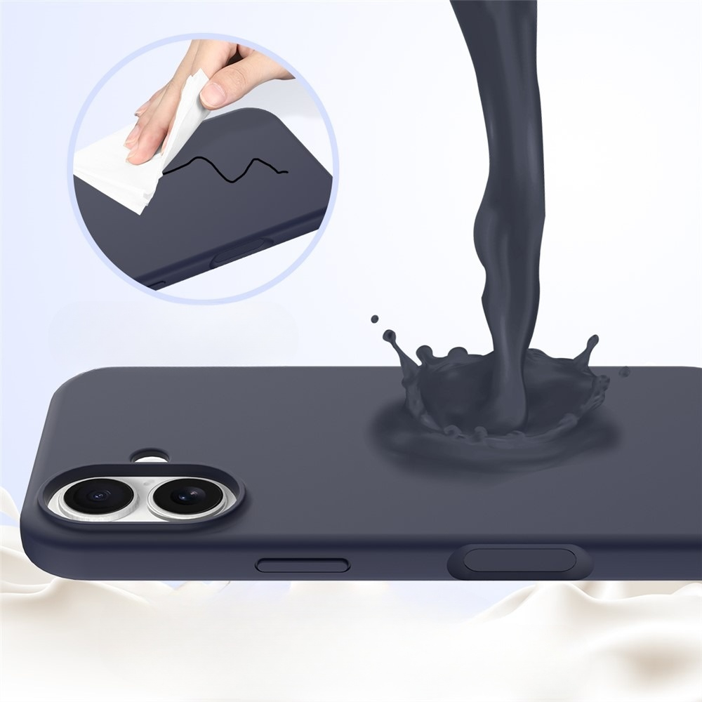 iPhone 17 Silikon Case Hülle - Dunkelblau