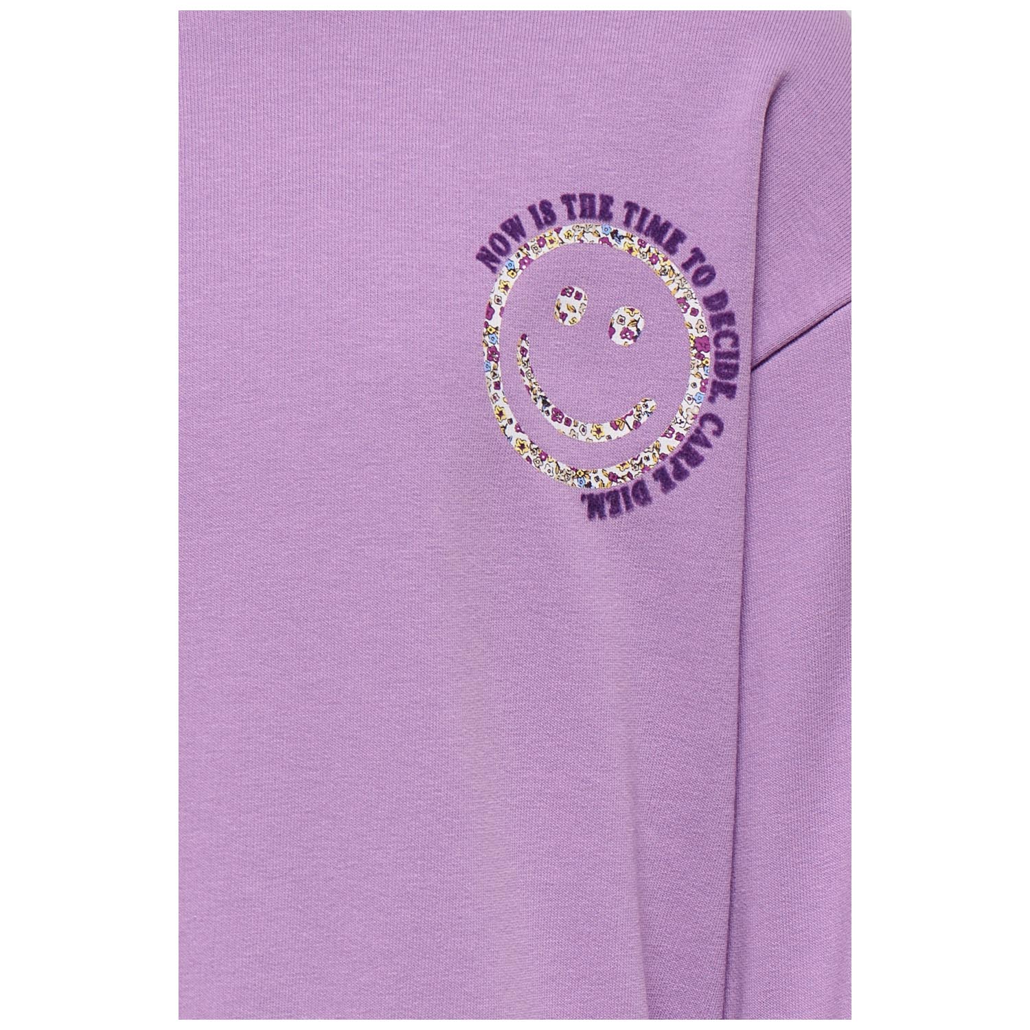 Kids Only peuter sweater lange mouwen printopdruk paars