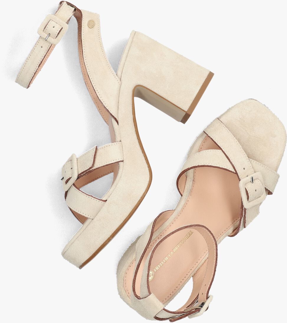 FRED DE LA BRETONIERE beige fred de la bretoniere sandalen 163010180