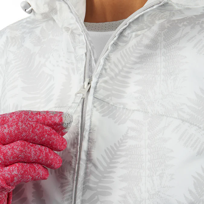 Decathlon Quechua - Jaqueta de chuva feminina Quechua Raincut com zíper frontal, à prova de vento e repelente à água.