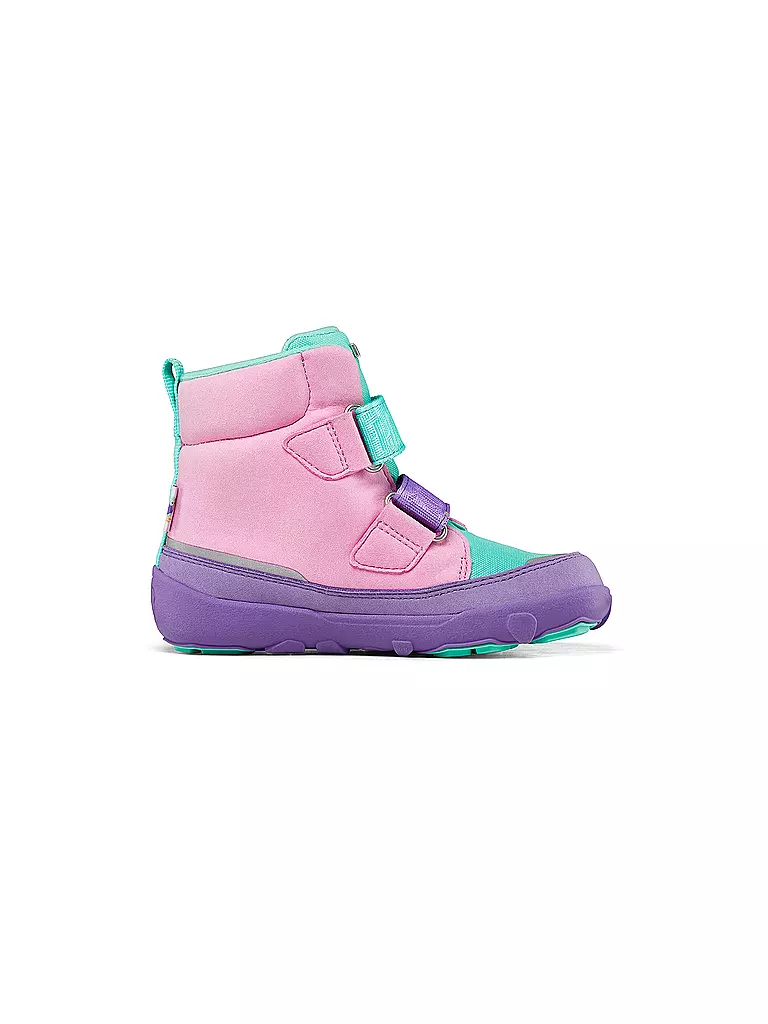 AFFENZAHN Kinder Winterstiefel VEGAN COMFY Kreativ Tukan rosa