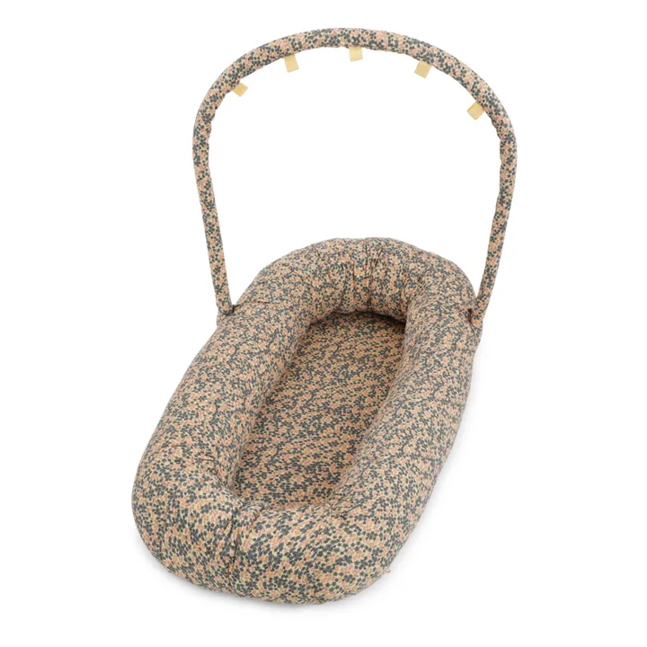 Konges Sløjd Cale bébé avec arche amovible en coton bio Champ bleu | Rouge
