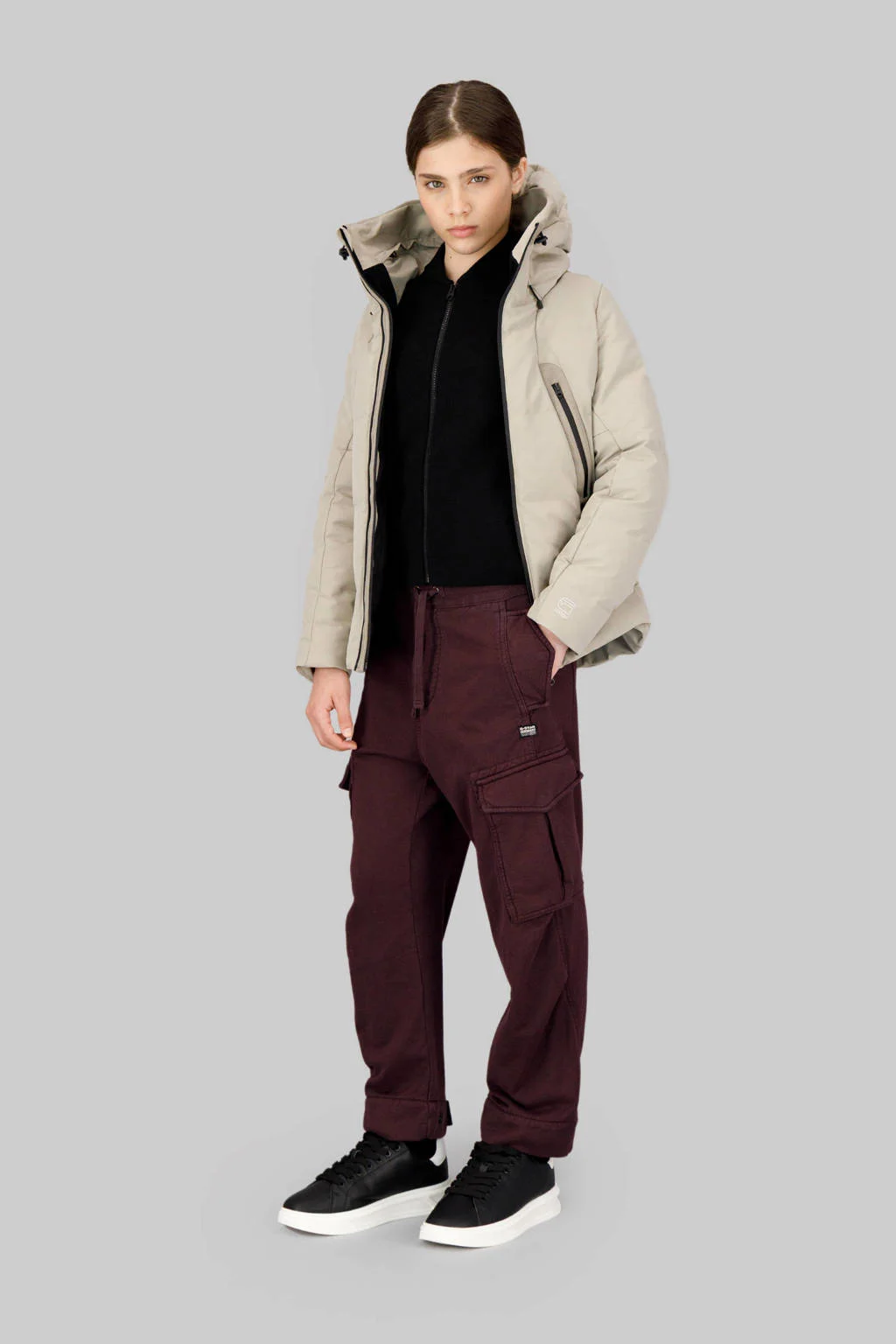 G-STAR relaxed cargo broek donkerbruin