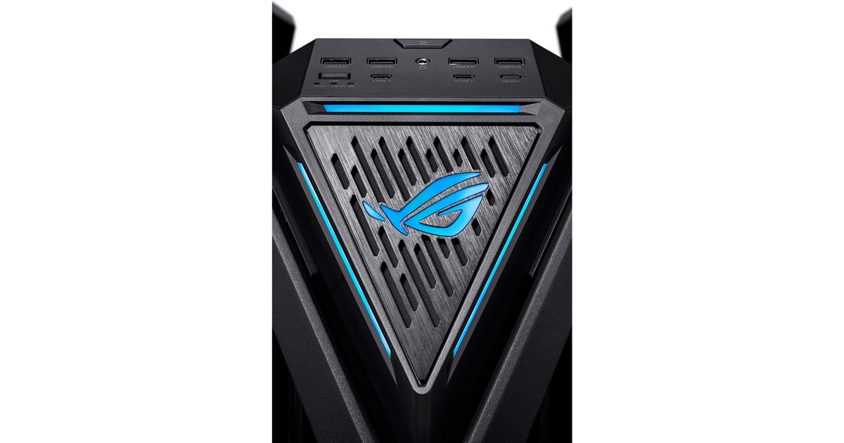 ASUSROG Hyperion GR701 BTF Edition big tower behuizing  (Zwart | 4x USB-A | 2x USB-C | RGB | Tempered Glass)
