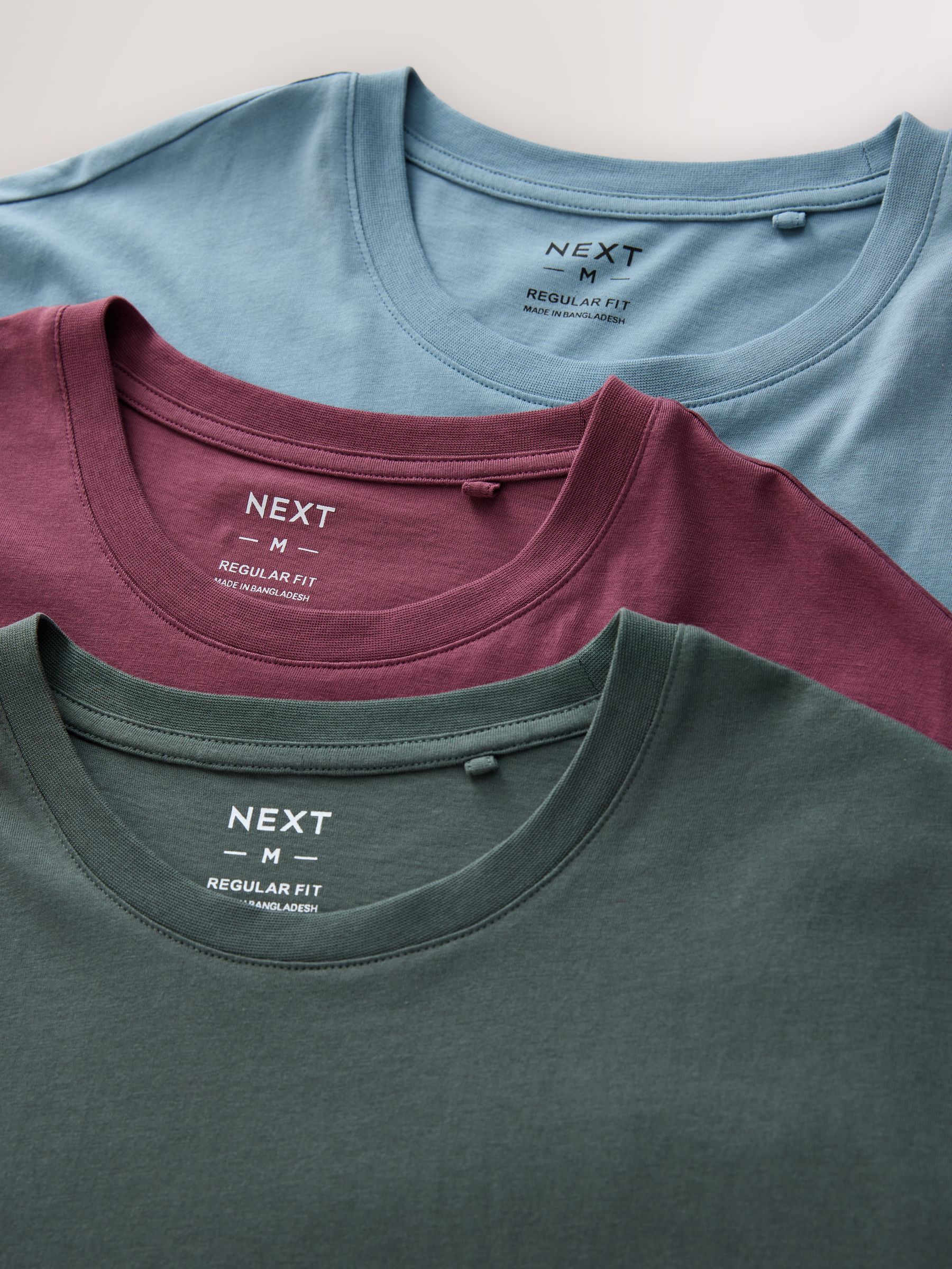 Blauw/Saliegroen/Roze - Set van 3 jersey pyjamashorts