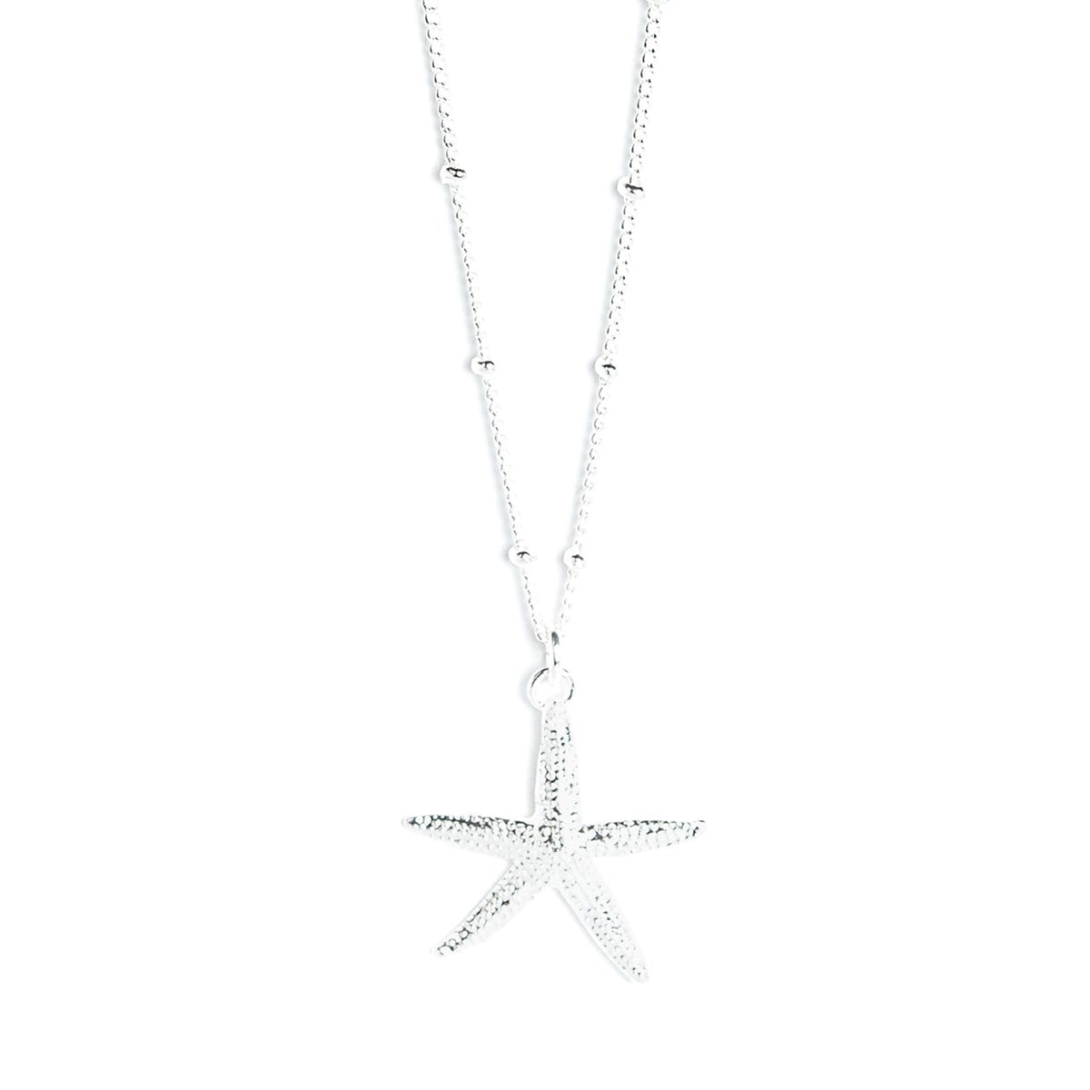 collier étoile plaqué argent - CLÉIA
