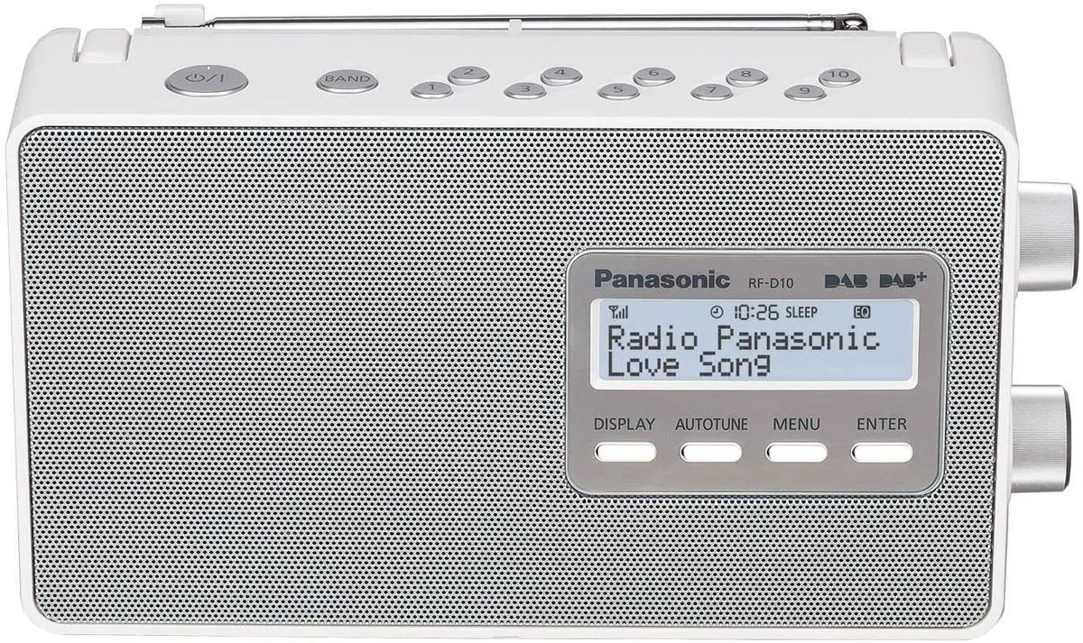 Panasonic RF-D10 Blanc Radios portables
