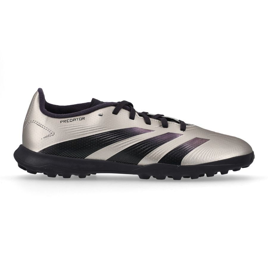 adidas Predator League TF Vivid Horizon - Argenté/Aurora Black/Turbo Enfant