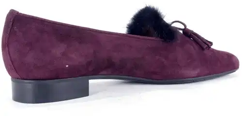 5857 CALANDSCHOEN BORDEAUX - maat 44.5 instapper bordeaux - maat 44.5 Calandschoen
