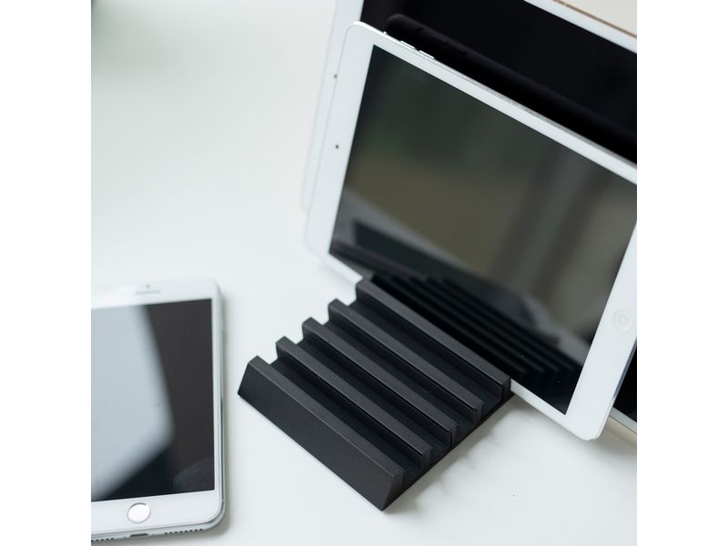 Yamazaki Halterung Tower 10 x 13 cm, Schwarz Tablet-Halter