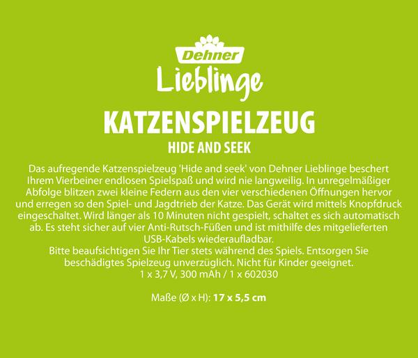 Dehner Lieblinge Katzenspielzeug Hide and