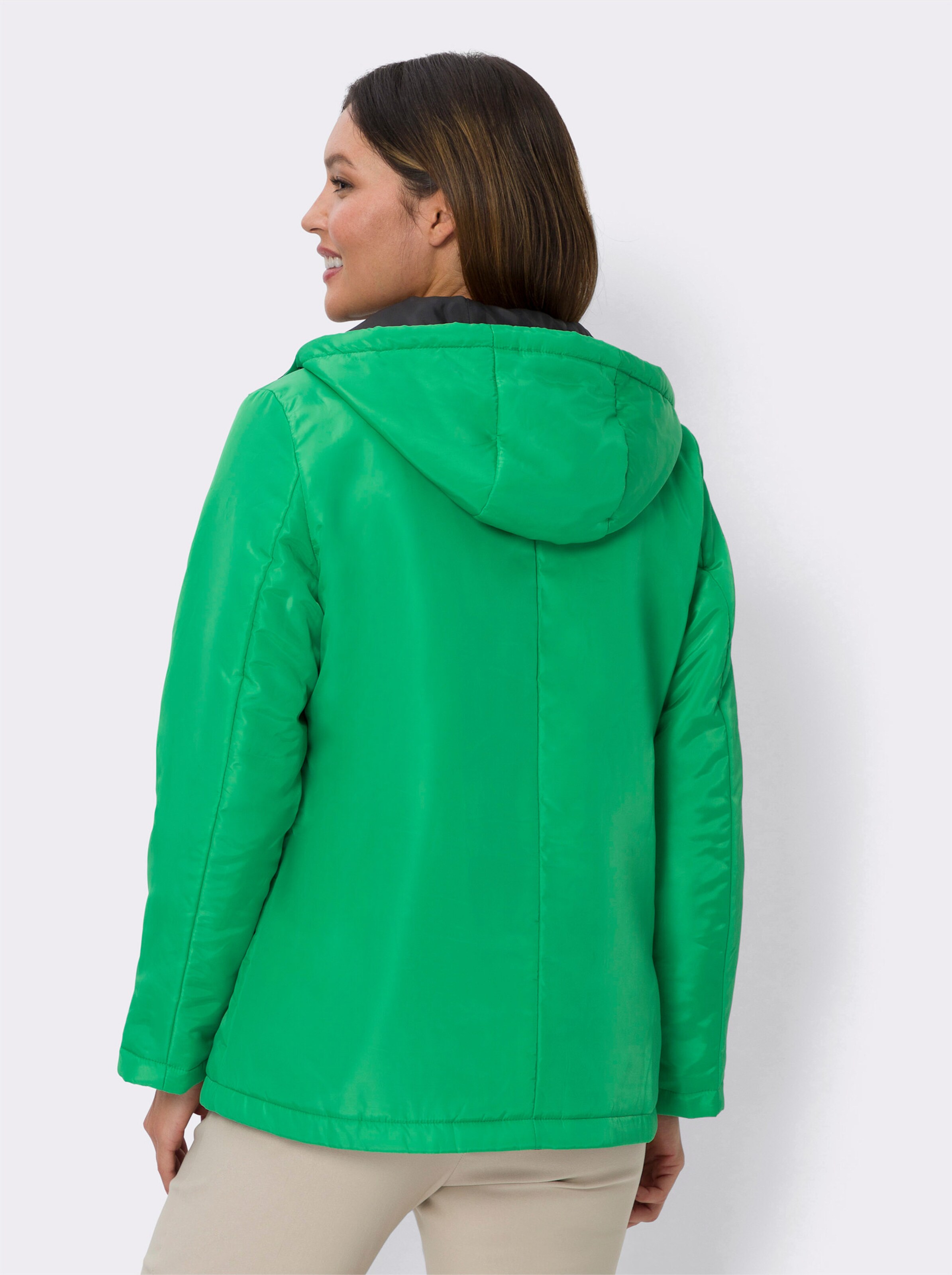Jacke mit Kontrast-Akzenten