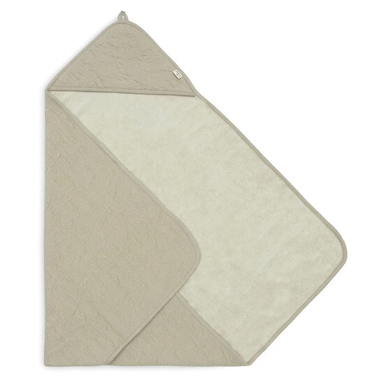 Cape de bain Soft Waves   Olive Green        75 x 75 cm   de               Jollein