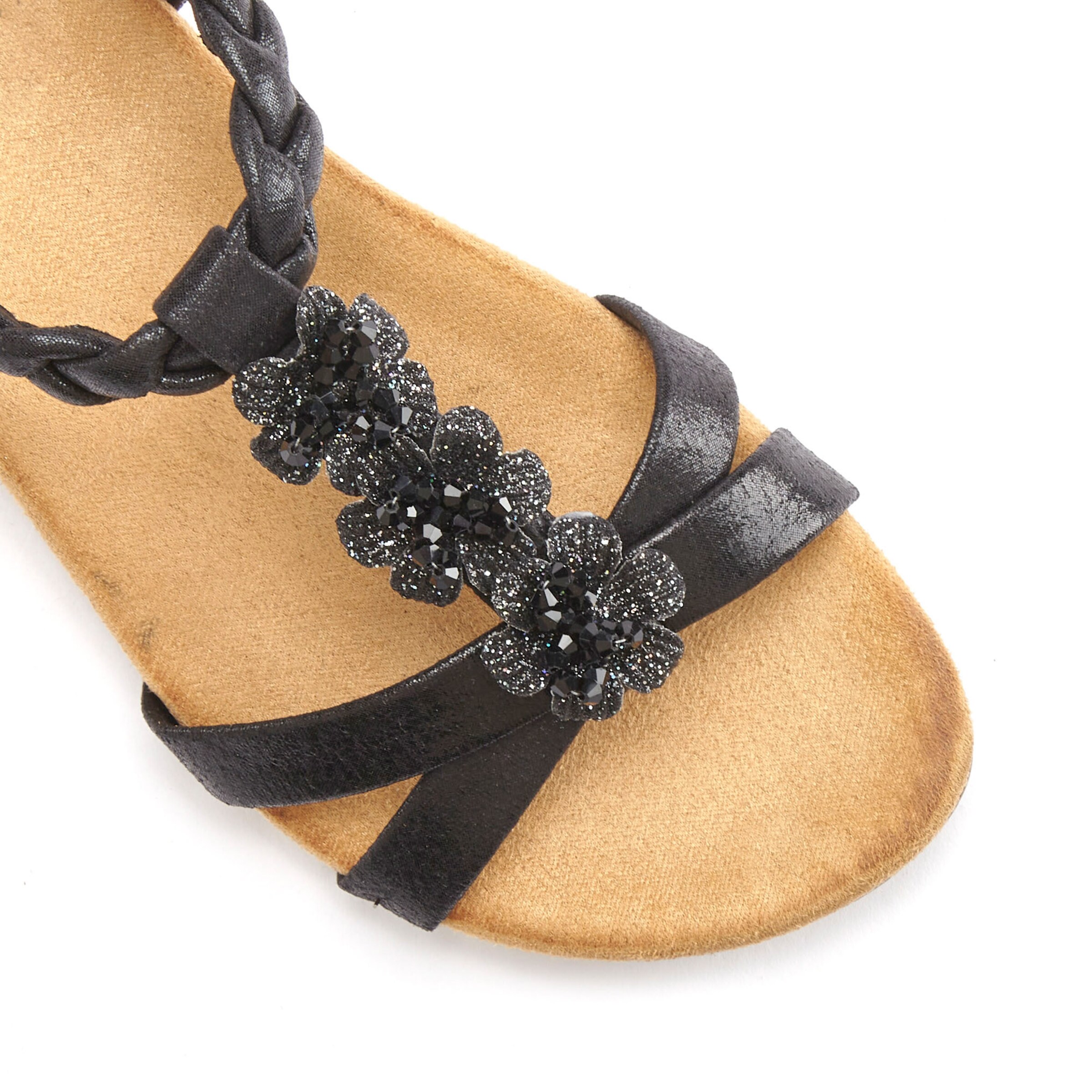 LASCANA Sandale in schwarz