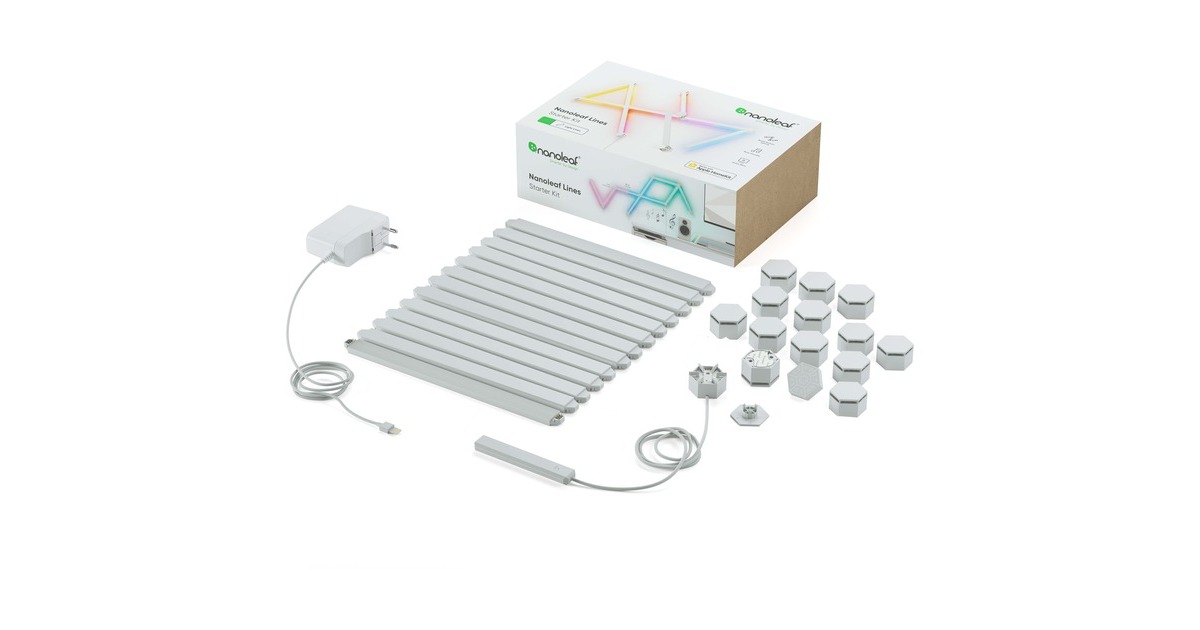 NanoleafLines Starter Kit - 15-pack sfeerverlichting  (1200K - 6500K)