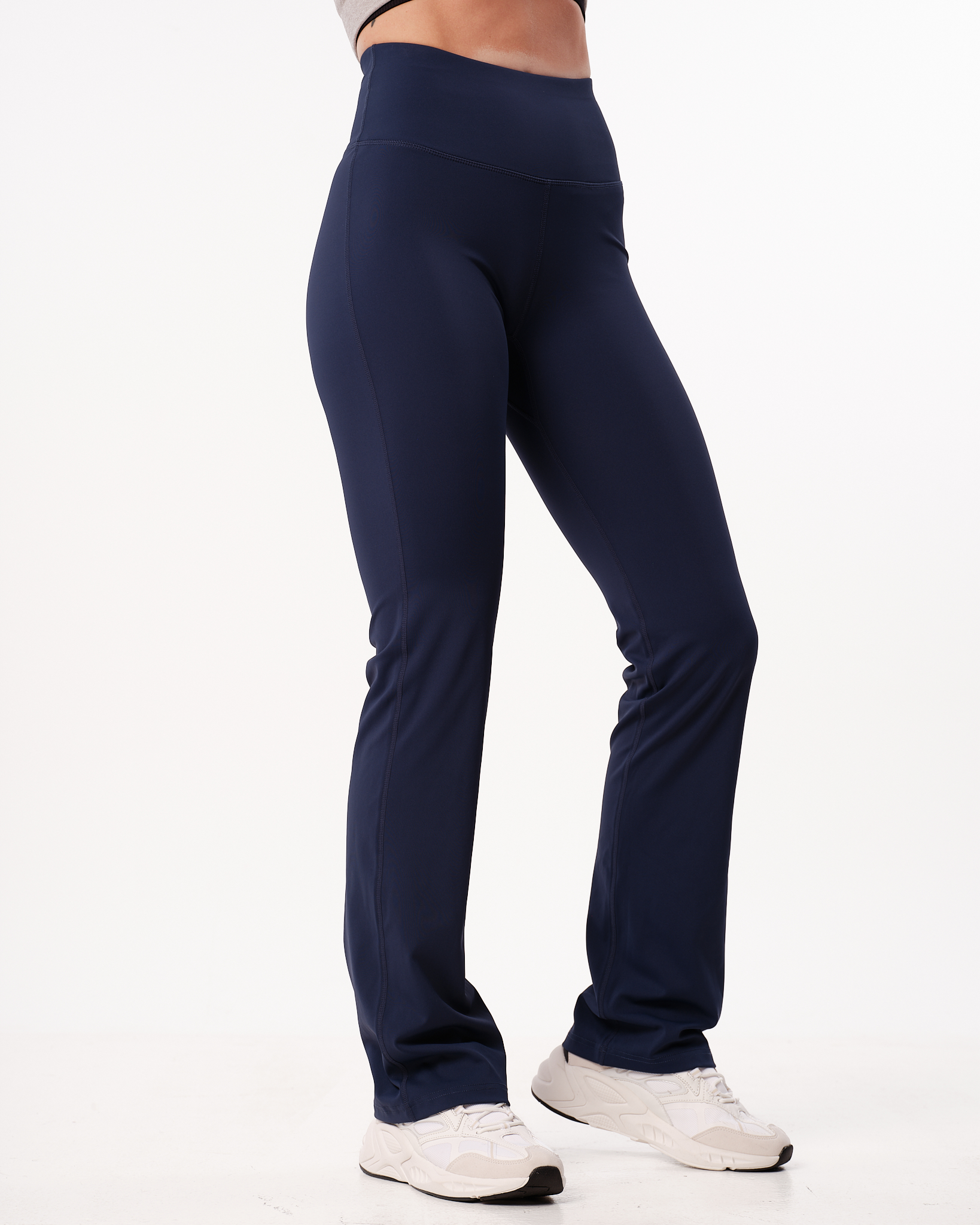 Bumpro Hero High Rise Flare Pants Navy Blue
