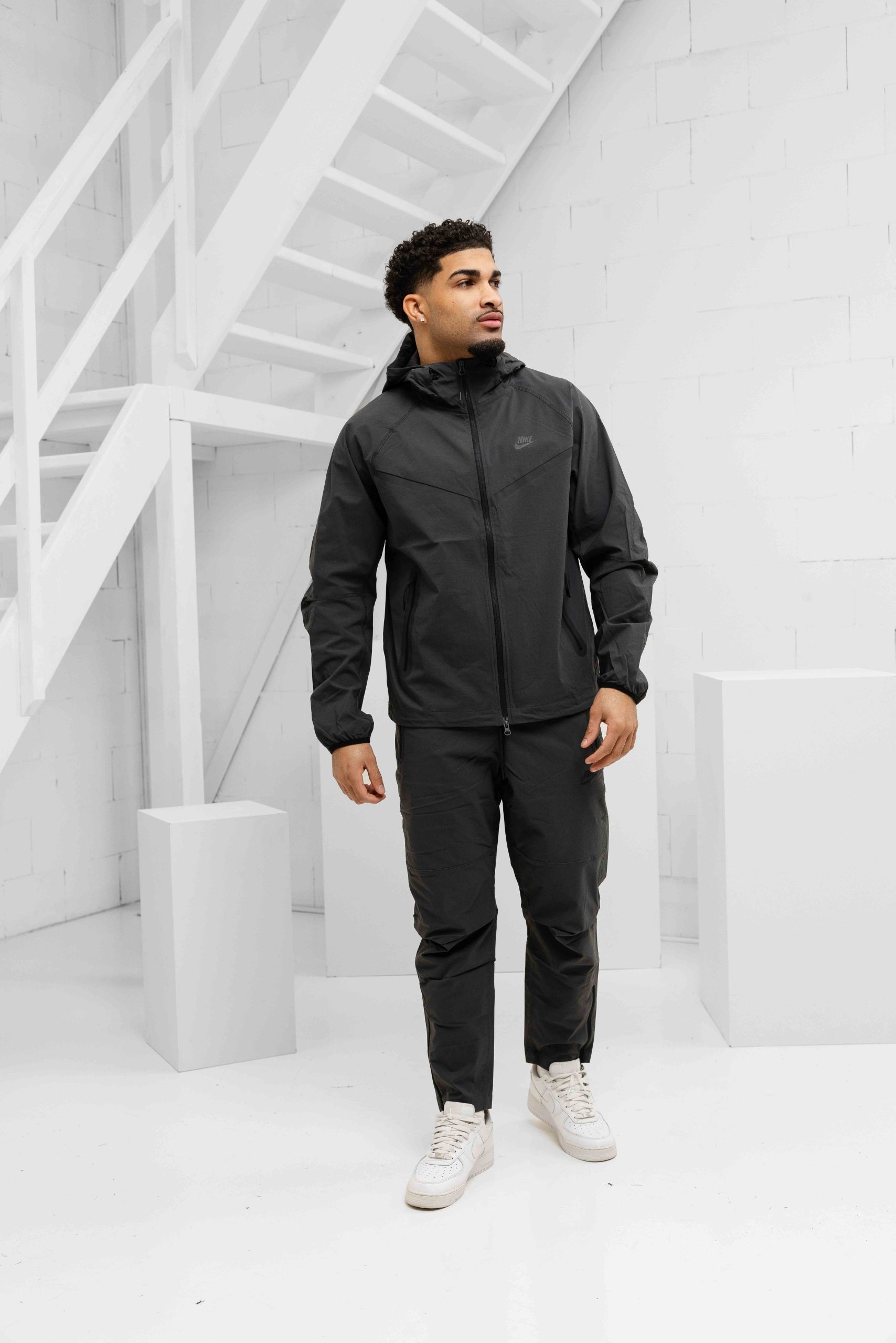 Nike Tech Woven Trainingspak Heren Donkergrijs