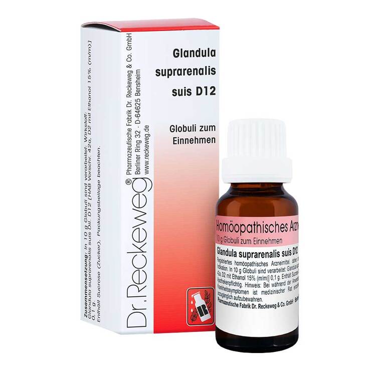 Glandula Suprarenalis suis D 12 Globuli, 10 g