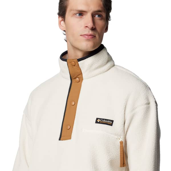 Sweat polaire COLUMBIA HELVETIA II HALF SNAP FLEECE CHALK