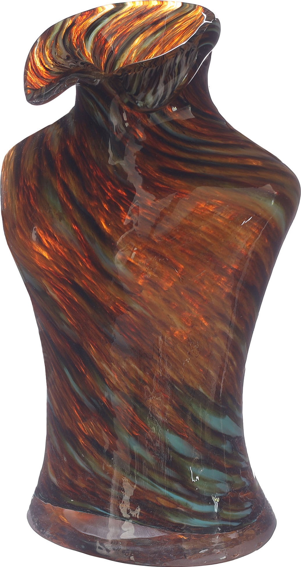 Vaas Bossom bruin 12 x 9,5 x 21 cm
