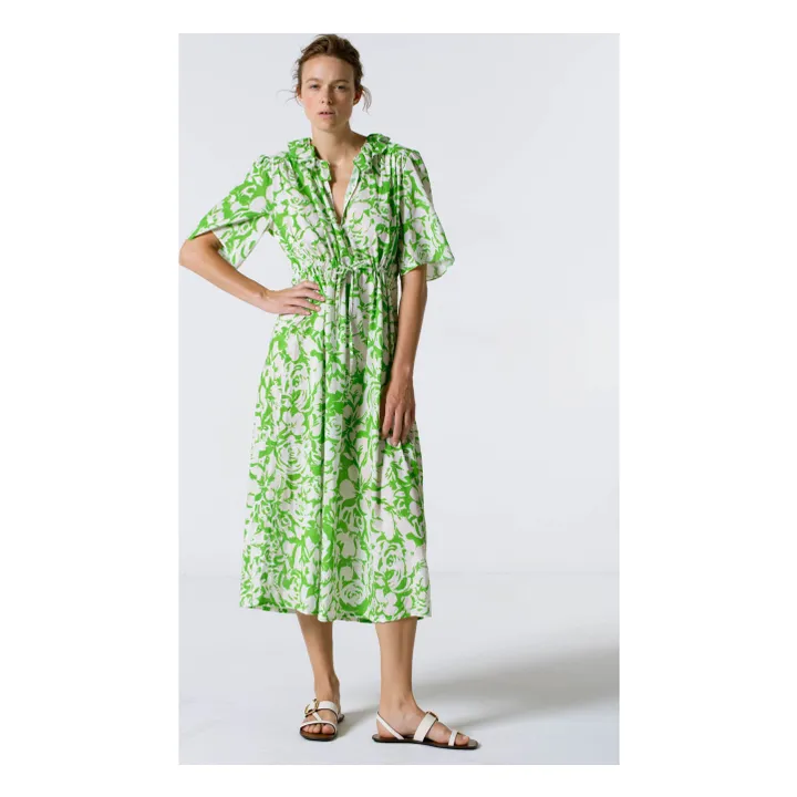 Suzie Winkle Robe Dolores Fontana | Vert