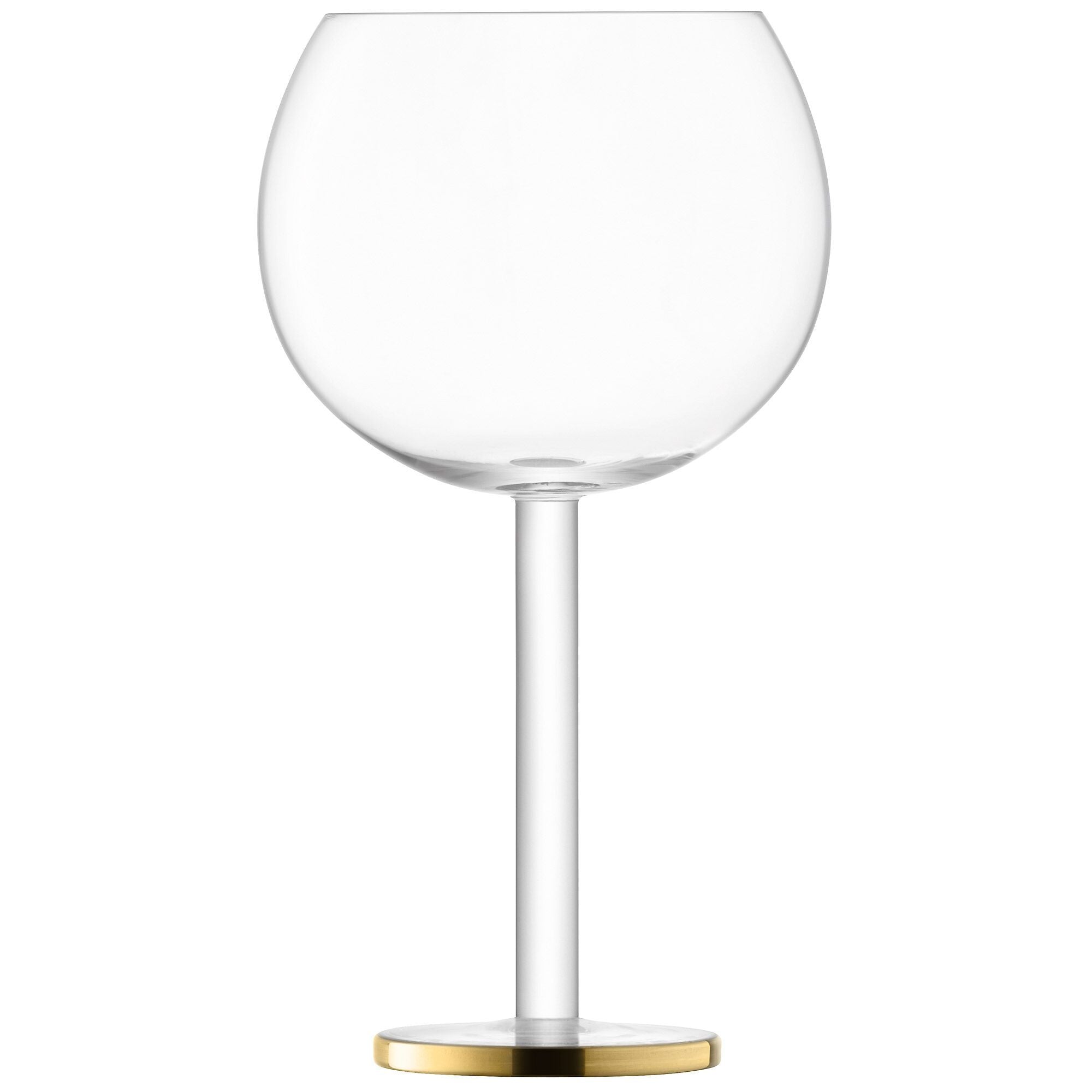 Luca Ballonglas 2er Set 560ml gold - Gold, Transparent / H: 20.1 cm