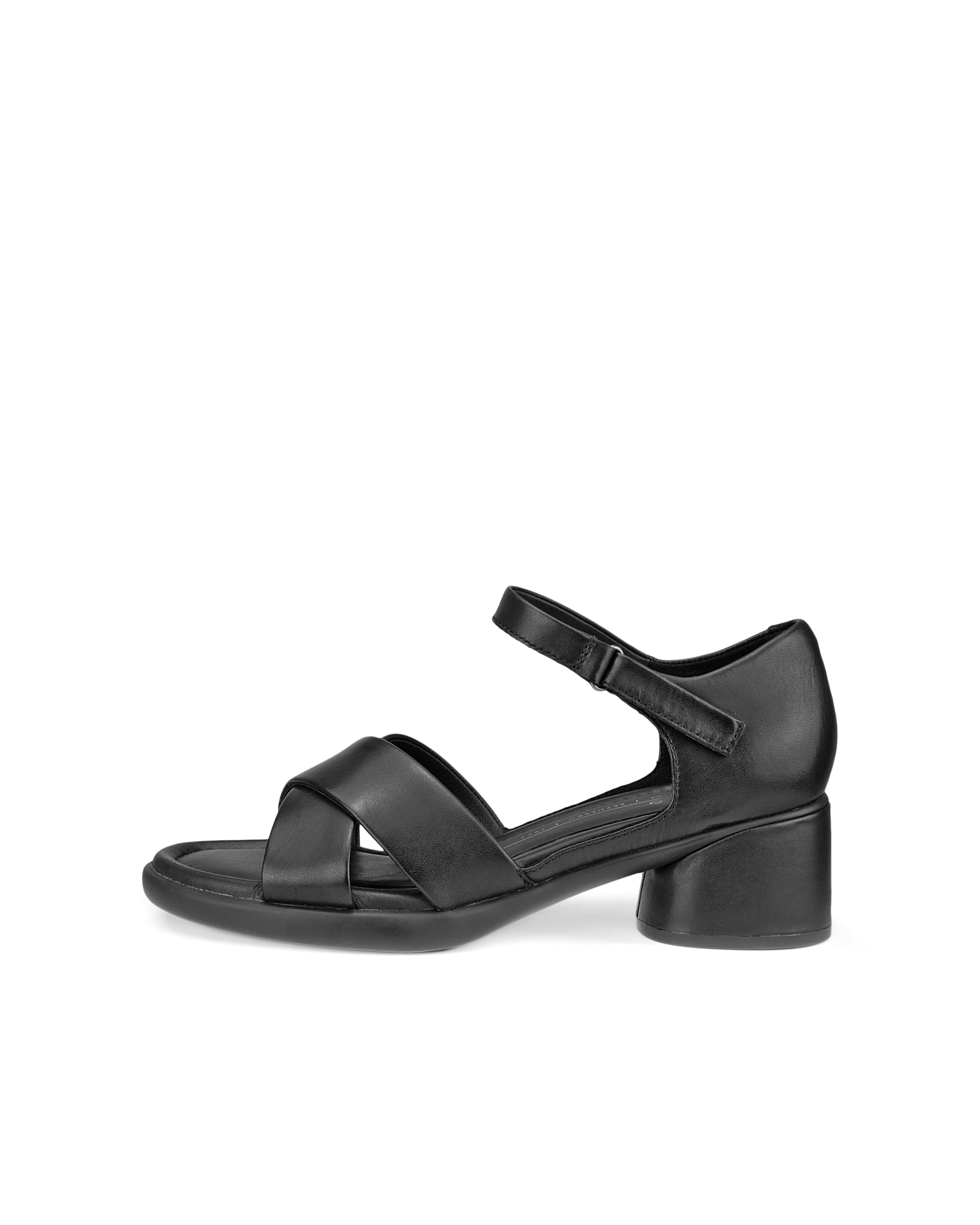 ECCO SCULPTED SANDAL LX 35 Damen Ledersandale mit Absatz Schwarz