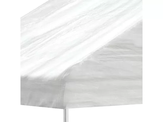 Belvédère avec toit blanc 4,46x2,28x2,69 m polyéthylène