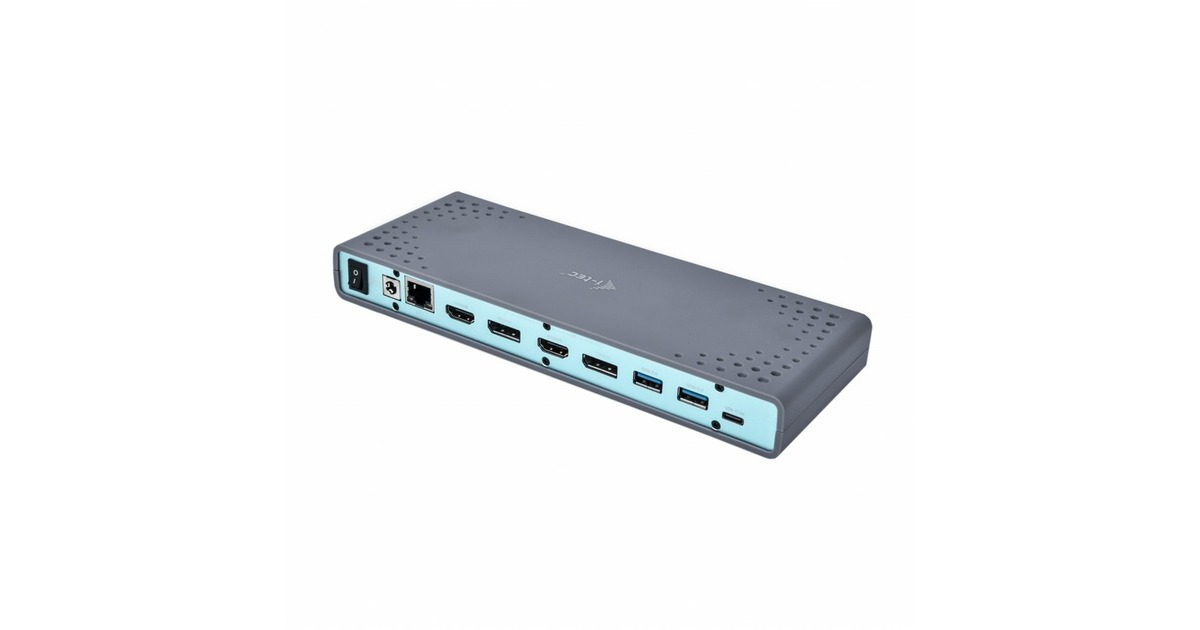 i-tecDual Display Dockingstation  (Grijs)