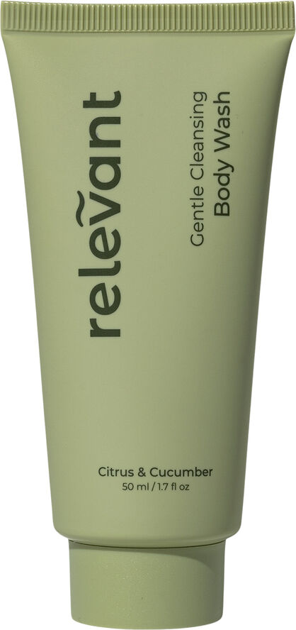 Relevant Gentle Cleansing Body Wash Travel size Citrus & Cucumber