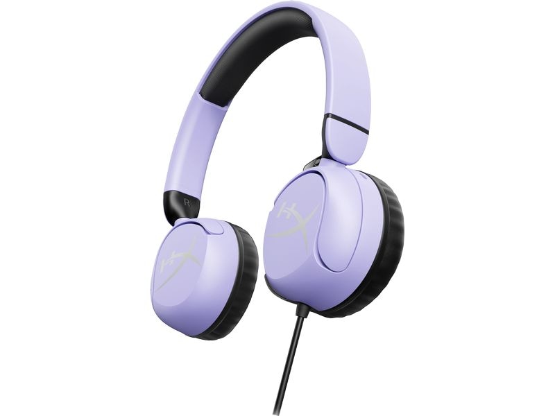 HyperX Headset Cloud Mini Lavendel/Schwarz Komfortables Kinder-Gaming-Headset für PC und Spielkonsolen
