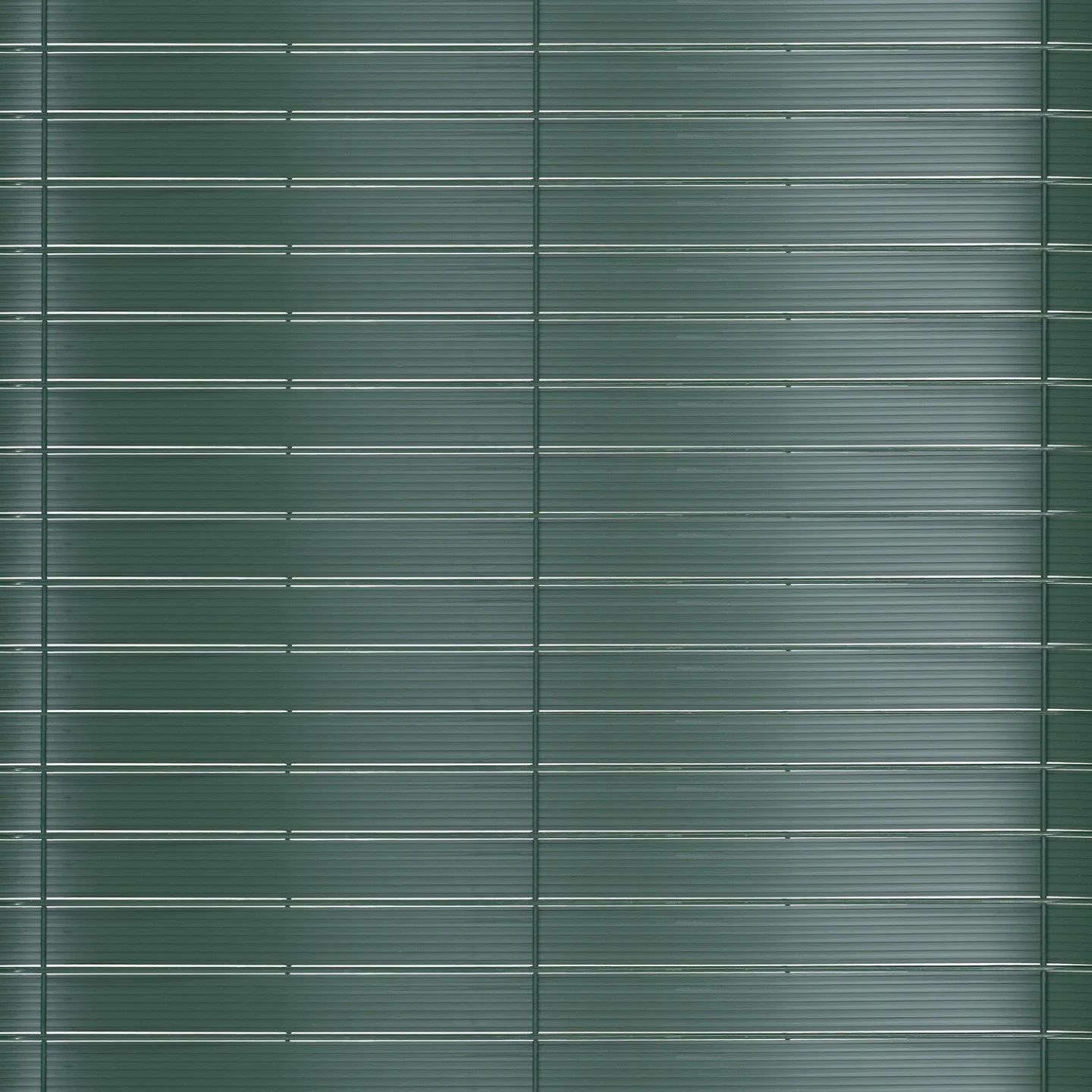 Kit de lamelles occultantes PVC vertes L.60 M pour panneau grillagé