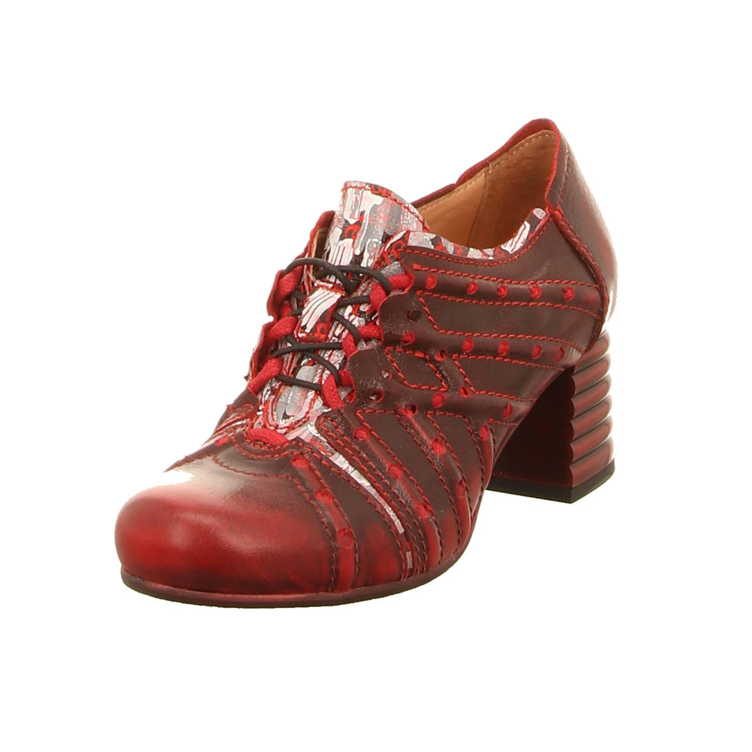 Simen Schnürhalbschuh rot